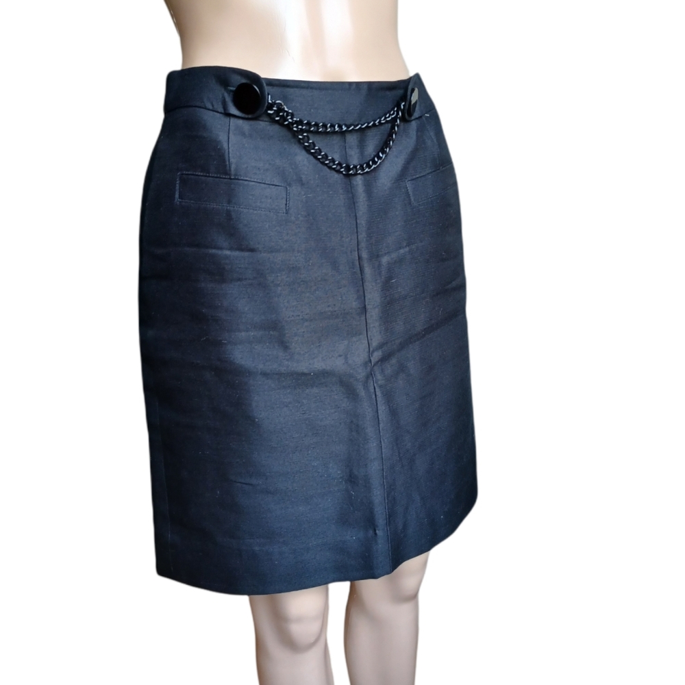 Kate Spade New York Embellshed Black Pencil Skirt Size 2